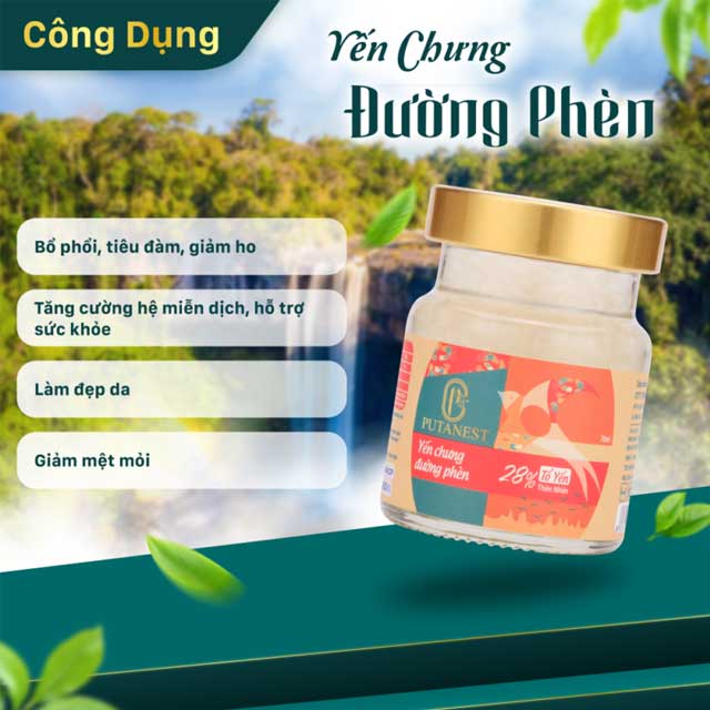 Hộp Thịnh Vượng 6 Hũ Yến Chưng Cao Cấp Đường Phèn 28%