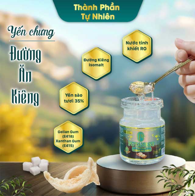 Hộp Thịnh Vượng 6 Hũ Yến Chưng Thượng Hạng Đường Ăn Kiêng 35%