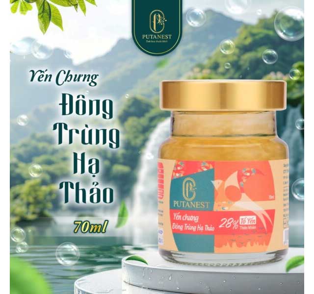 Yến Chưng Cao Cấp Đông Trùng Hạ Thảo 28%