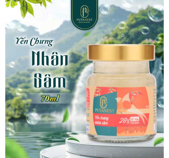 Yến Chưng Cao Cấp Nhân Sâm 28%